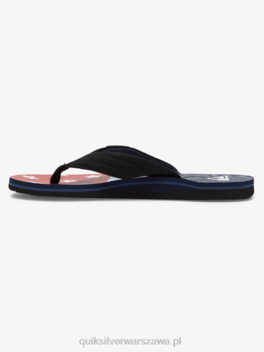 mężczyźni Quiksilver wygodne sandały molokai 4DBV497 niebieski 1