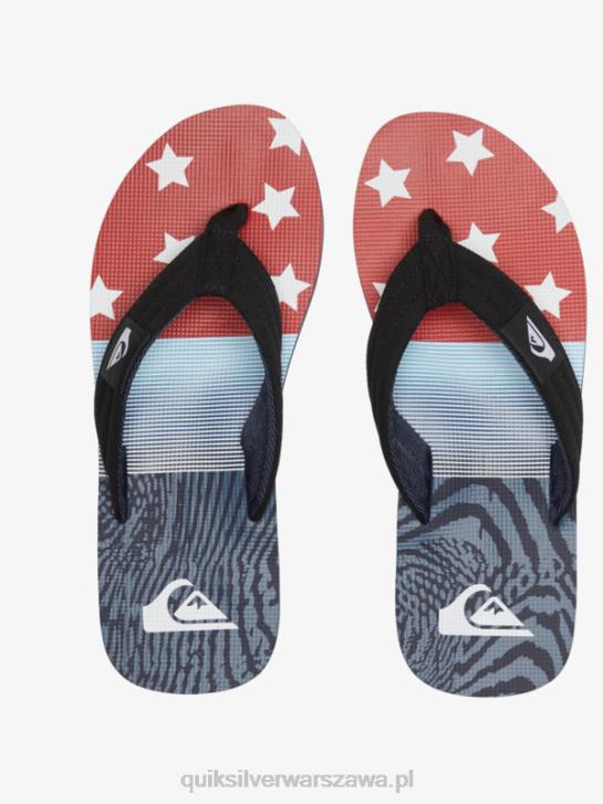 mężczyźni Quiksilver wygodne sandały molokai 4DBV497 niebieski 1