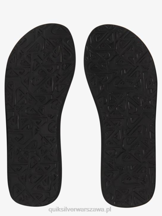 mężczyźni Quiksilver wygodne sandały molokai 4DBV499 czarny/zielony/szary