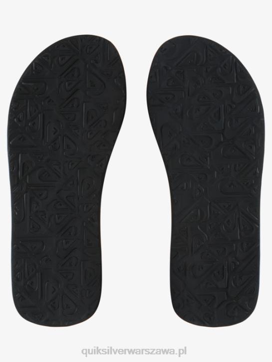 mężczyźni Quiksilver wygodne sandały molokai 4DBV501 czarny/niebieski/różowy