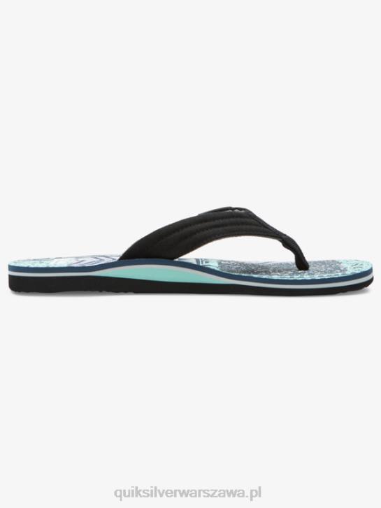 mężczyźni Quiksilver wygodne sandały molokai 4DBV504 niebiesko szary
