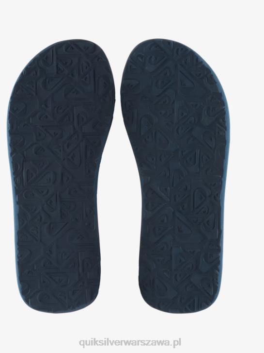 mężczyźni Quiksilver wygodne sandały molokai 4DBV505 niebieski zielony