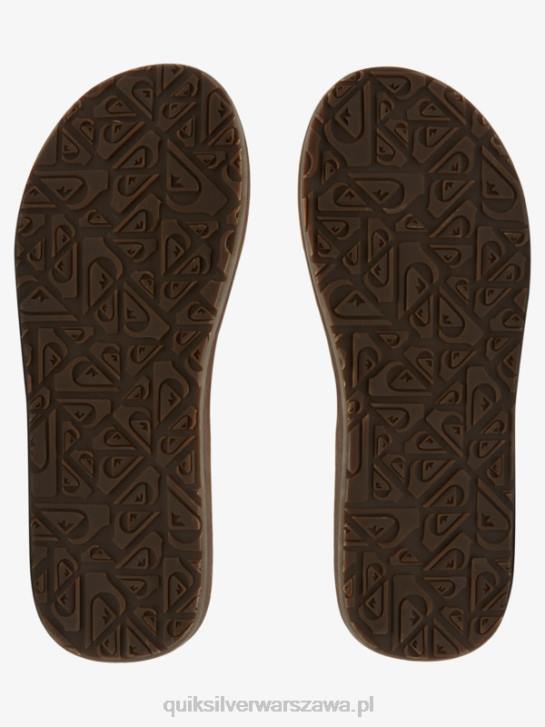 mężczyźni Quiksilver zamszowe sandały Carver Core 4DBV874 opalenizna 1