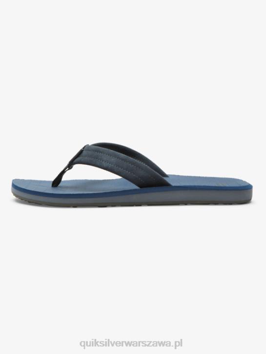 mężczyźni Quiksilver zamszowe sandały Carver Core 4DBV878 niebieski 1