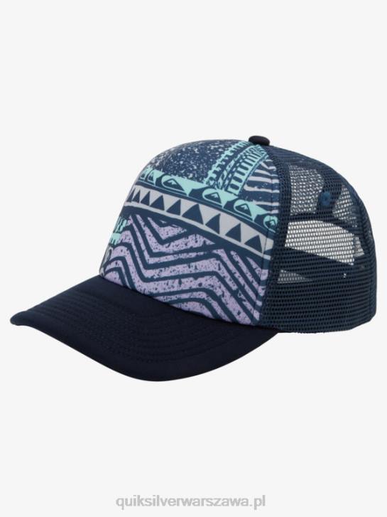 chłopcy Quiksilver 8-16 czapka typu trucker buzzard coop 4DBV2042 Stalowa brama