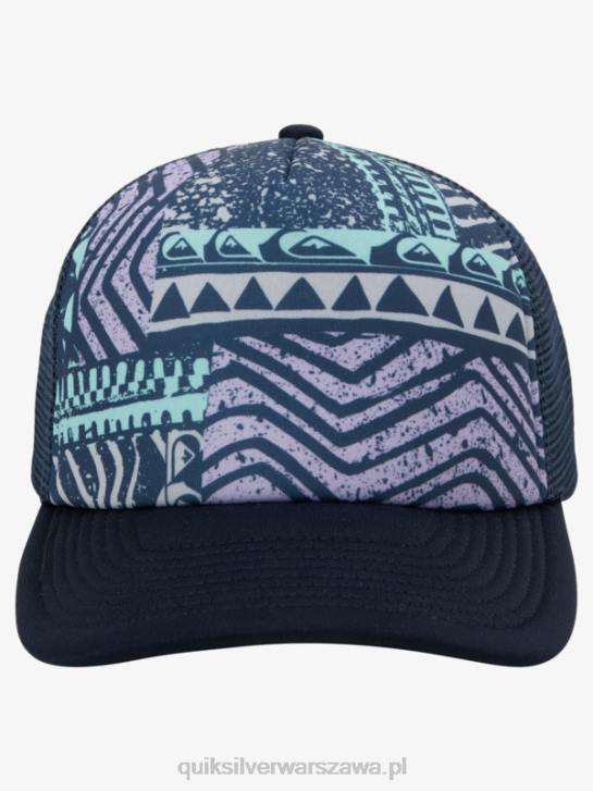 chłopcy Quiksilver 8-16 czapka typu trucker buzzard coop 4DBV2042 Stalowa brama