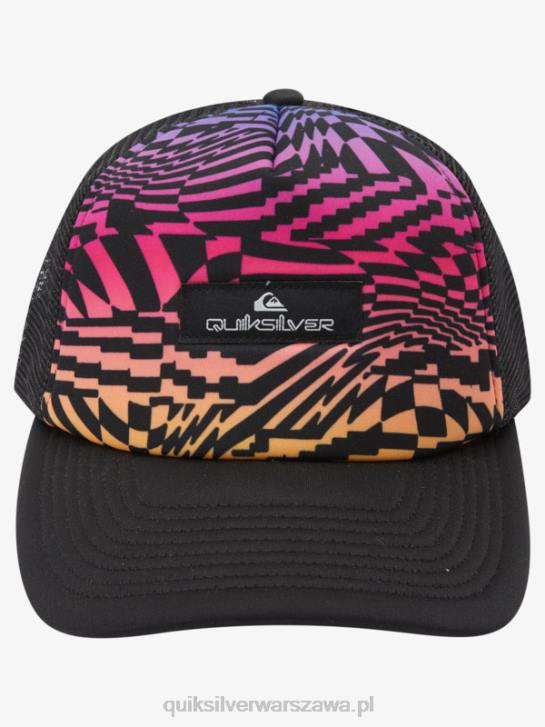 chłopcy Quiksilver 8-16 czapka typu trucker buzzard coop 4DBV2044 ognisty koral