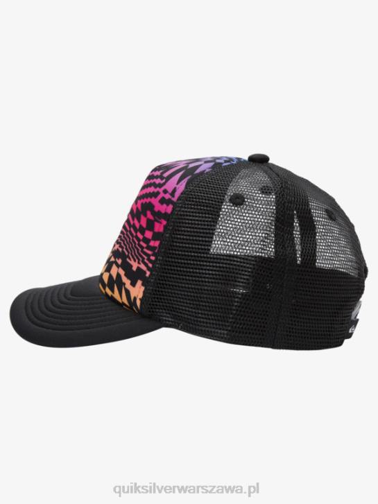 chłopcy Quiksilver 8-16 czapka typu trucker buzzard coop 4DBV2044 ognisty koral