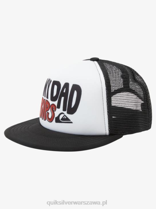 chłopcy Quiksilver Czapka trucker 2-7 Town Hero 4DBV2036 biały