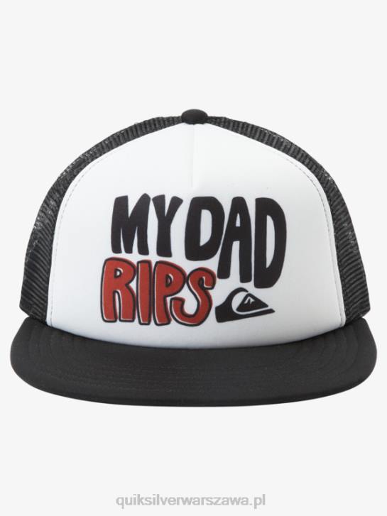 chłopcy Quiksilver Czapka trucker 2-7 Town Hero 4DBV2036 biały