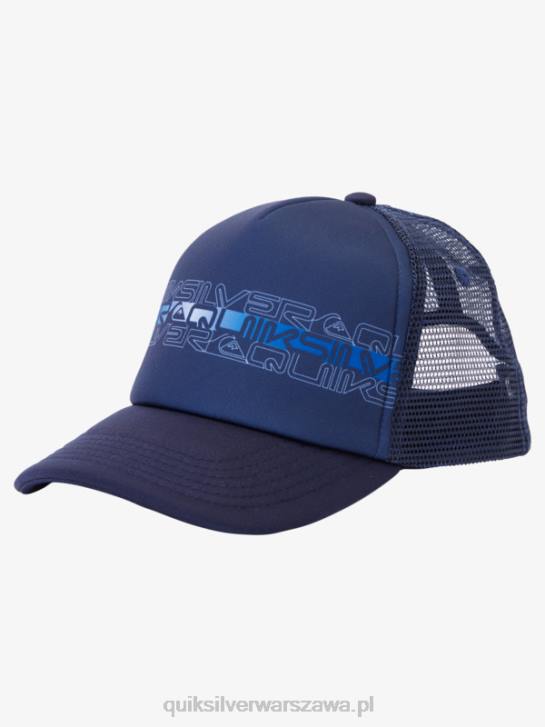 chłopcy Quiksilver Czapka trucker 2-7 buzzard coop 4DBV2204 granatowa marynarka