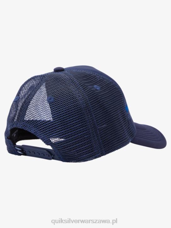 chłopcy Quiksilver Czapka trucker 2-7 buzzard coop 4DBV2204 granatowa marynarka