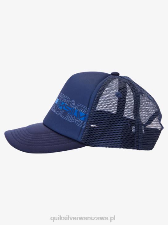 chłopcy Quiksilver Czapka trucker 2-7 buzzard coop 4DBV2204 granatowa marynarka