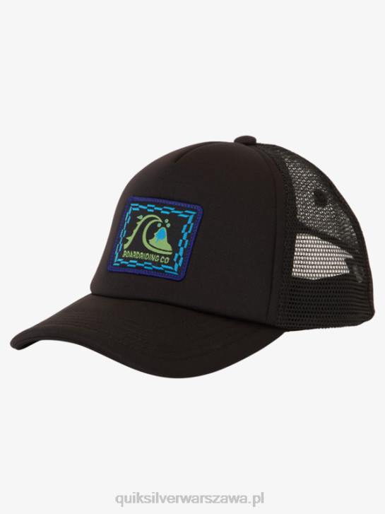 chłopcy Quiksilver Podstępna czapka typu trucker 2-7 4DBV1891 czarny