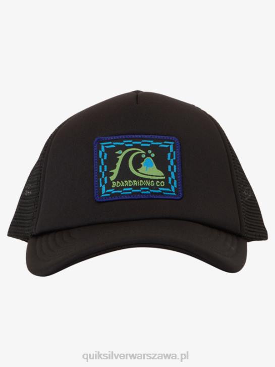 chłopcy Quiksilver Podstępna czapka typu trucker 2-7 4DBV1891 czarny