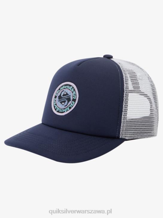 chłopcy Quiksilver Podstępna czapka typu trucker 2-7 4DBV1892 granatowa marynarka
