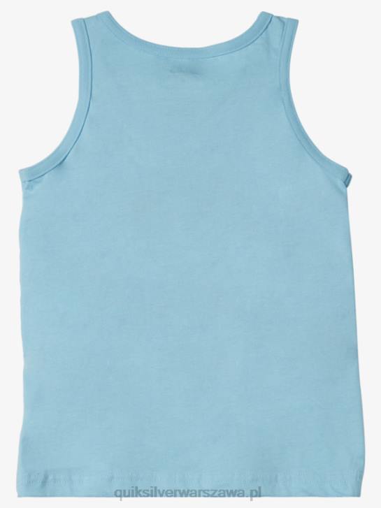 chłopcy Quiksilver 2-7 funky koszulka bez rękawów z ramą 4DBV2264 niebieskie niebo