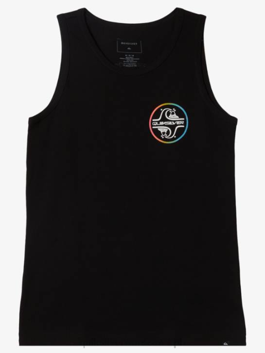 chłopcy Quiksilver T-shirt typu bubble tank z rdzeniem 8-16 4DBV2228 czarny