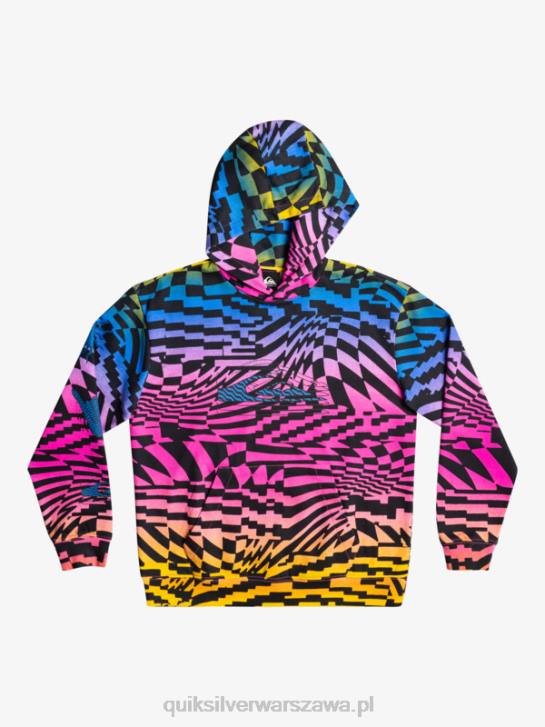 chłopcy Quiksilver Bluza oversize z kapturem 8-16 razy radykalna 4DBV2051 radykalne czasy pink glo 231