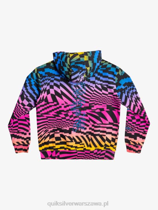 chłopcy Quiksilver Bluza oversize z kapturem 8-16 razy radykalna 4DBV2051 radykalne czasy pink glo 231