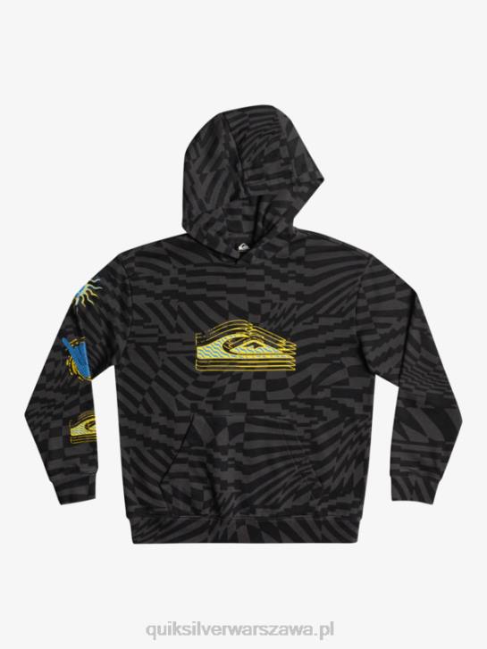 chłopcy Quiksilver Bluza oversize z kapturem 8-16 razy radykalna 4DBV2052 czarne radykalne czasy 231