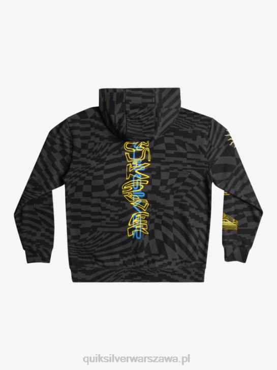chłopcy Quiksilver Bluza oversize z kapturem 8-16 razy radykalna 4DBV2052 czarne radykalne czasy 231