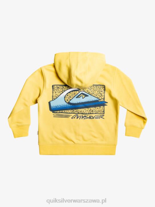 chłopcy Quiksilver Zapinana na zamek bluza z kapturem 2-7 w stylu retro 4DBV2235 wyżlin