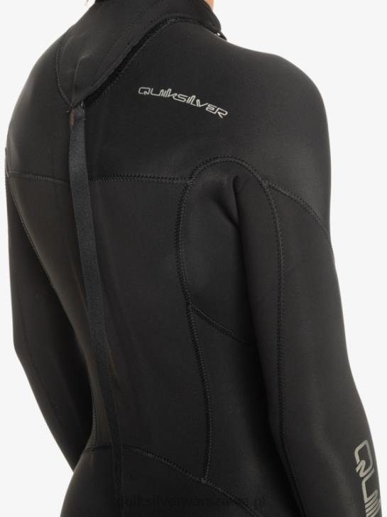 chłopcy Quiksilver 8-16 3/2mm pianka do codziennych sesji z suwakiem z tyłu 4DBV2224 czarny