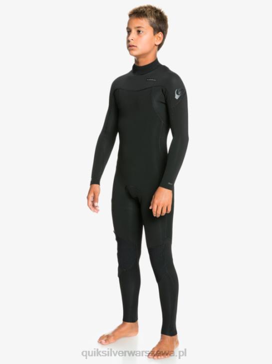 chłopcy Quiksilver 8-16 sesji 3/2mm l/sl fullsuit 4DBV2194 czarny