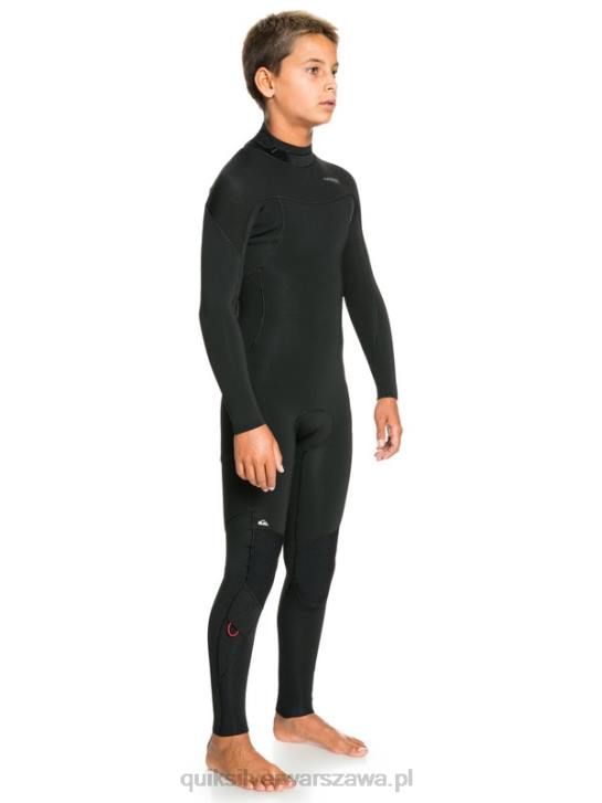 chłopcy Quiksilver 8-16 sesji 3/2mm l/sl fullsuit 4DBV2194 czarny