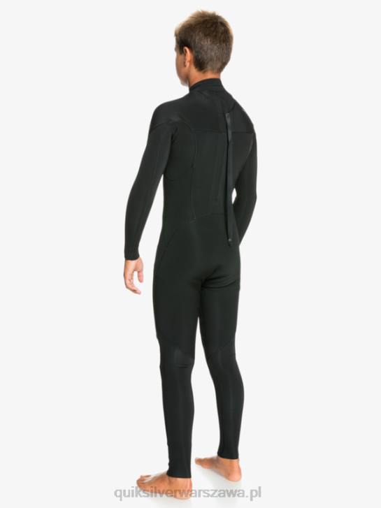 chłopcy Quiksilver 8-16 sesji 3/2mm l/sl fullsuit 4DBV2194 czarny