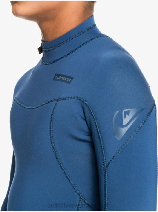 chłopcy Quiksilver 8-16 sesji 3/2mm l/sl fullsuit 4DBV2195 insygnia niebieskie