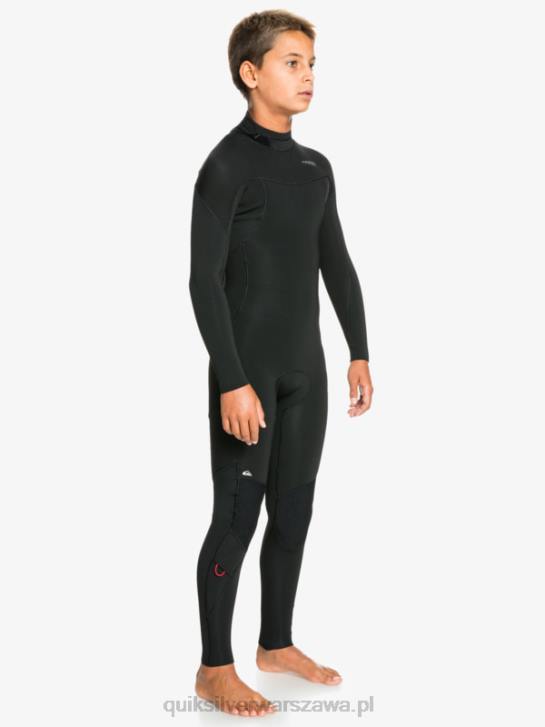 chłopcy Quiksilver 8-16 sesji 4/3mm l/sl fullsuit 4DBV2188 czarny