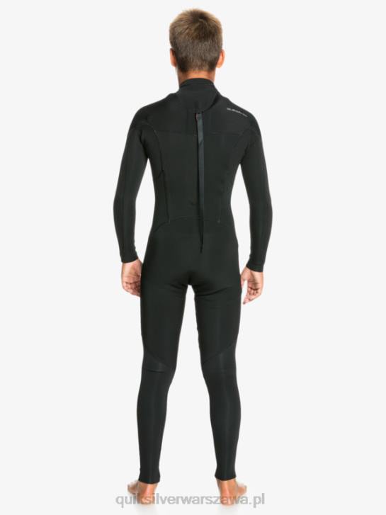 chłopcy Quiksilver 8-16 sesji 4/3mm l/sl fullsuit 4DBV2188 czarny