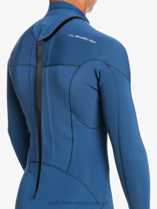 chłopcy Quiksilver 8-16 sesji 4/3mm l/sl fullsuit 4DBV2189 insygnia niebieskie