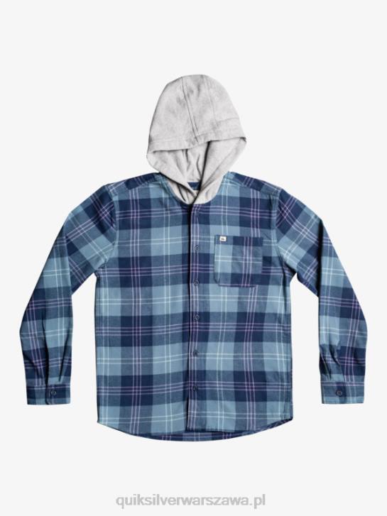 chłopcy Quiksilver 8-16 Haldonowa bluza z kapturem i długimi rękawami 4DBV2310 prowansalski niebieski harelaw