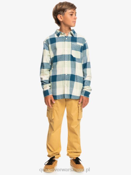 chłopcy Quiksilver 8-16 flanelowa koszula z długim rękawem Motherfly 4DBV2305 mędrzec pustynny