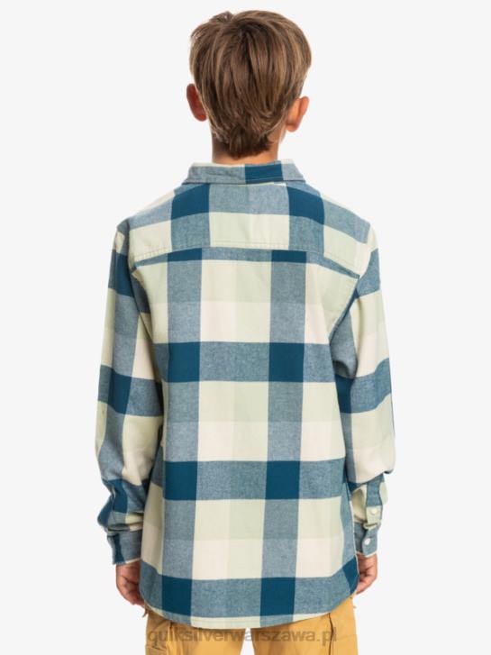 chłopcy Quiksilver 8-16 flanelowa koszula z długim rękawem Motherfly 4DBV2305 mędrzec pustynny