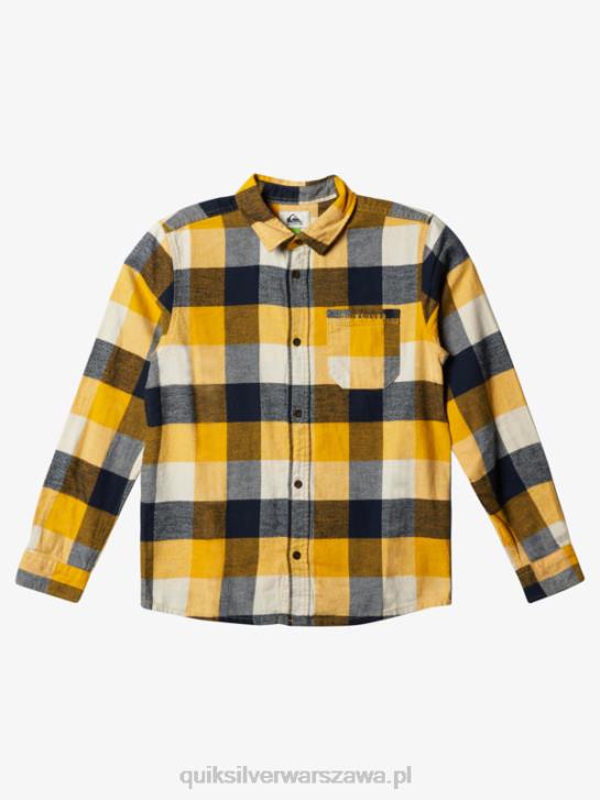 chłopcy Quiksilver 8-16 flanelowa koszula z długim rękawem Motherfly 4DBV2306 mucha brzozowa 223