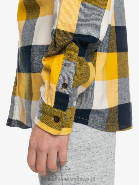 chłopcy Quiksilver 8-16 flanelowa koszula z długim rękawem Motherfly 4DBV2306 mucha brzozowa 223