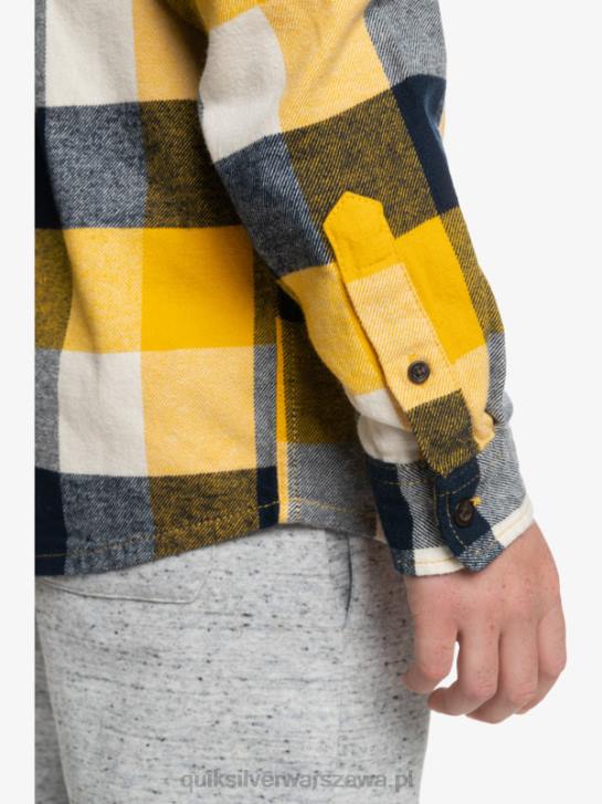 chłopcy Quiksilver 8-16 flanelowa koszula z długim rękawem Motherfly 4DBV2306 mucha brzozowa 223
