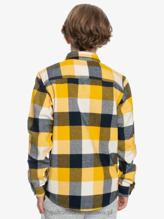 chłopcy Quiksilver 8-16 flanelowa koszula z długim rękawem Motherfly 4DBV2306 mucha brzozowa 223
