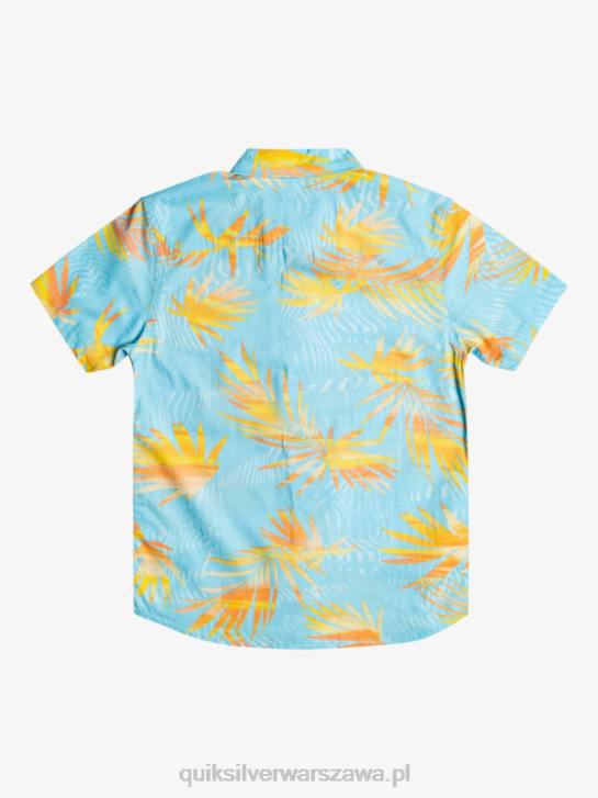 chłopcy Quiksilver 8-16 podarta koszula z krótkim rękawem 4DBV2197 rozdarty błękit nieba