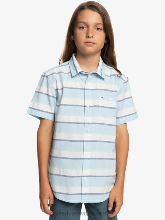 chłopcy Quiksilver Koszula 8-16 Cali Sunrise 4DBV2158 biały kalifornijski wschód słońca 231
