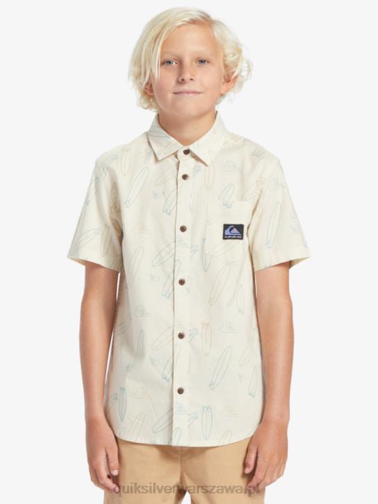 chłopcy Quiksilver gdzie jest moja koszulka z krótkim rękawem 4DBV2008 brzoza gdzie moja deska