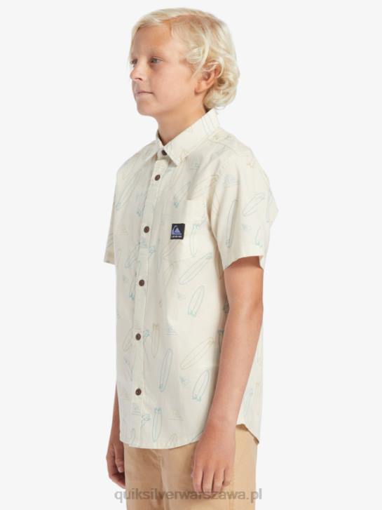 chłopcy Quiksilver gdzie jest moja koszulka z krótkim rękawem 4DBV2008 brzoza gdzie moja deska