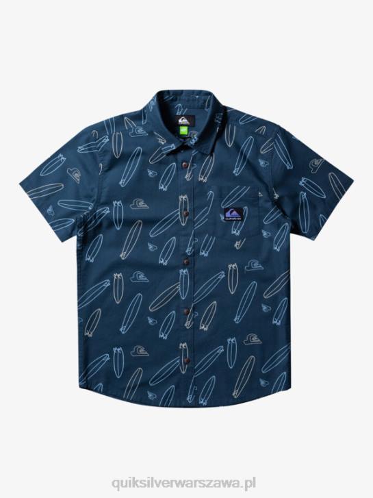 chłopcy Quiksilver gdzie jest moja koszulka z krótkim rękawem 4DBV2009 granatowy o północy, gdzie jest moja deska