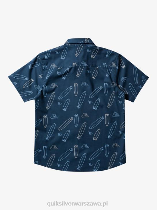 chłopcy Quiksilver gdzie jest moja koszulka z krótkim rękawem 4DBV2009 granatowy o północy, gdzie jest moja deska