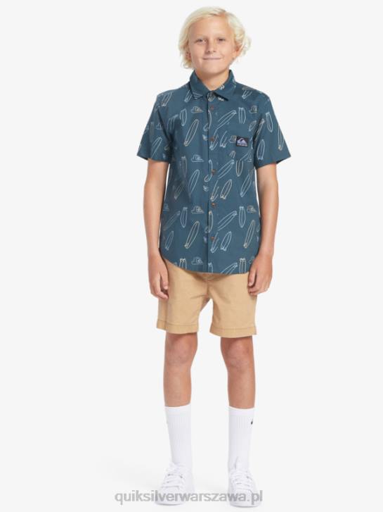 chłopcy Quiksilver gdzie jest moja koszulka z krótkim rękawem 4DBV2009 granatowy o północy, gdzie jest moja deska