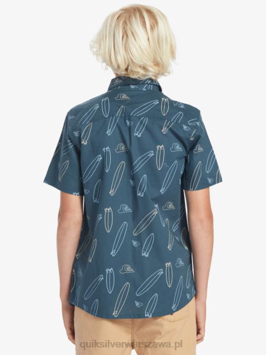 chłopcy Quiksilver gdzie jest moja koszulka z krótkim rękawem 4DBV2009 granatowy o północy, gdzie jest moja deska
